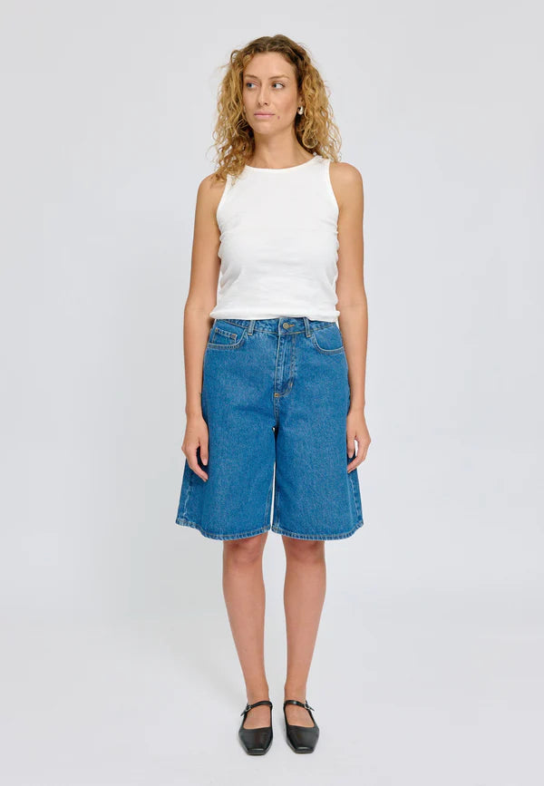 Denim Bermuda Shorts von Mazine