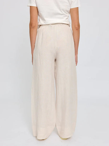 Leinenhose in moon von Mazine