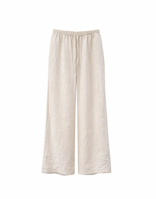 Leinenhose in moon von Mazine