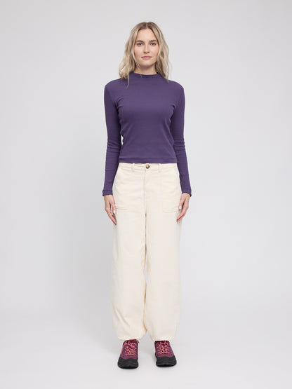 Cordhose Relaxed in Tofu von Mazine