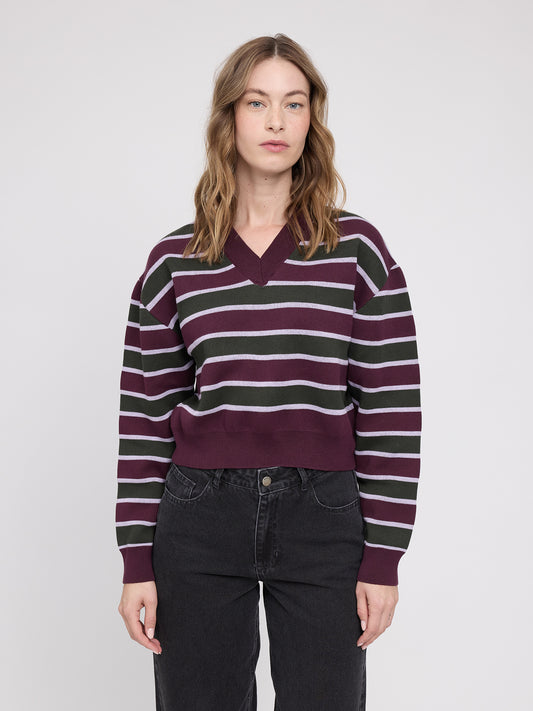 Gestreifter Strickpullover von Mazine