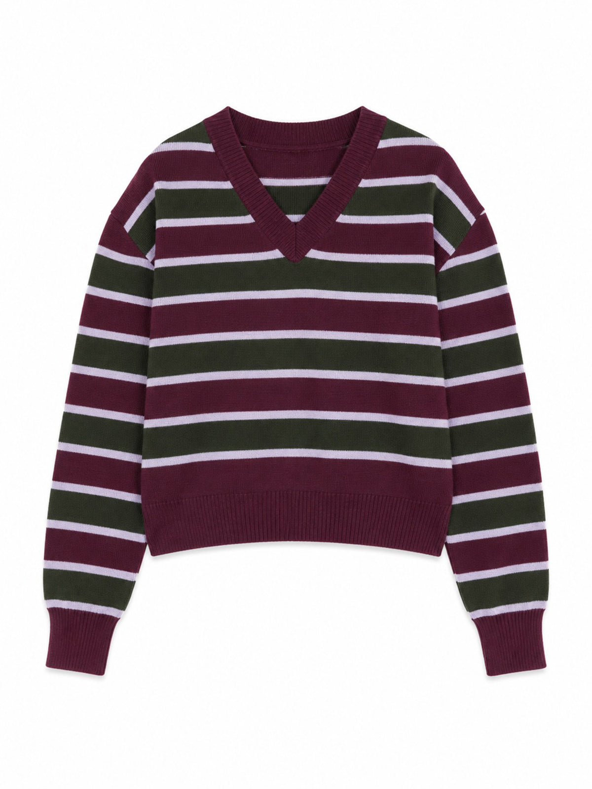 Gestreifter Strickpullover von Mazine