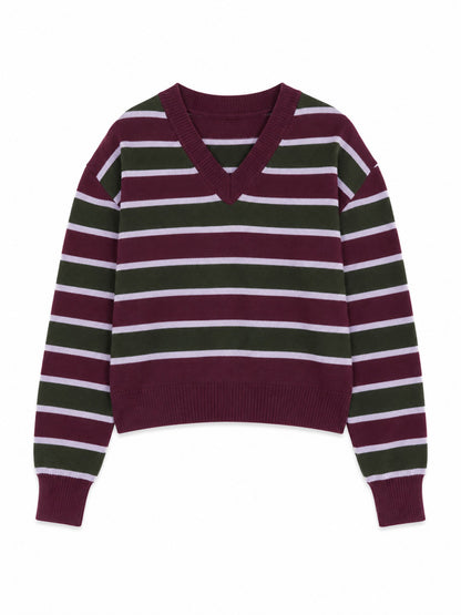 Gestreifter Strickpullover von Mazine