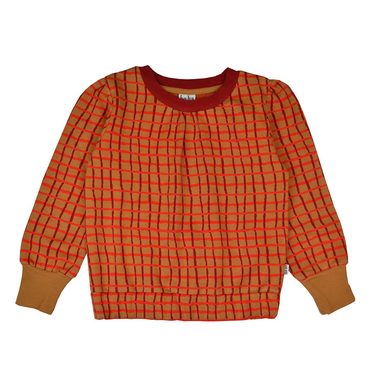 SALE -50%: Pulli Jacquard Rastermuster Rot von Baba