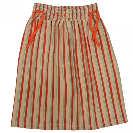 SALE -40%:  Langer Jacquard-Jupe mit Streifen von Baba