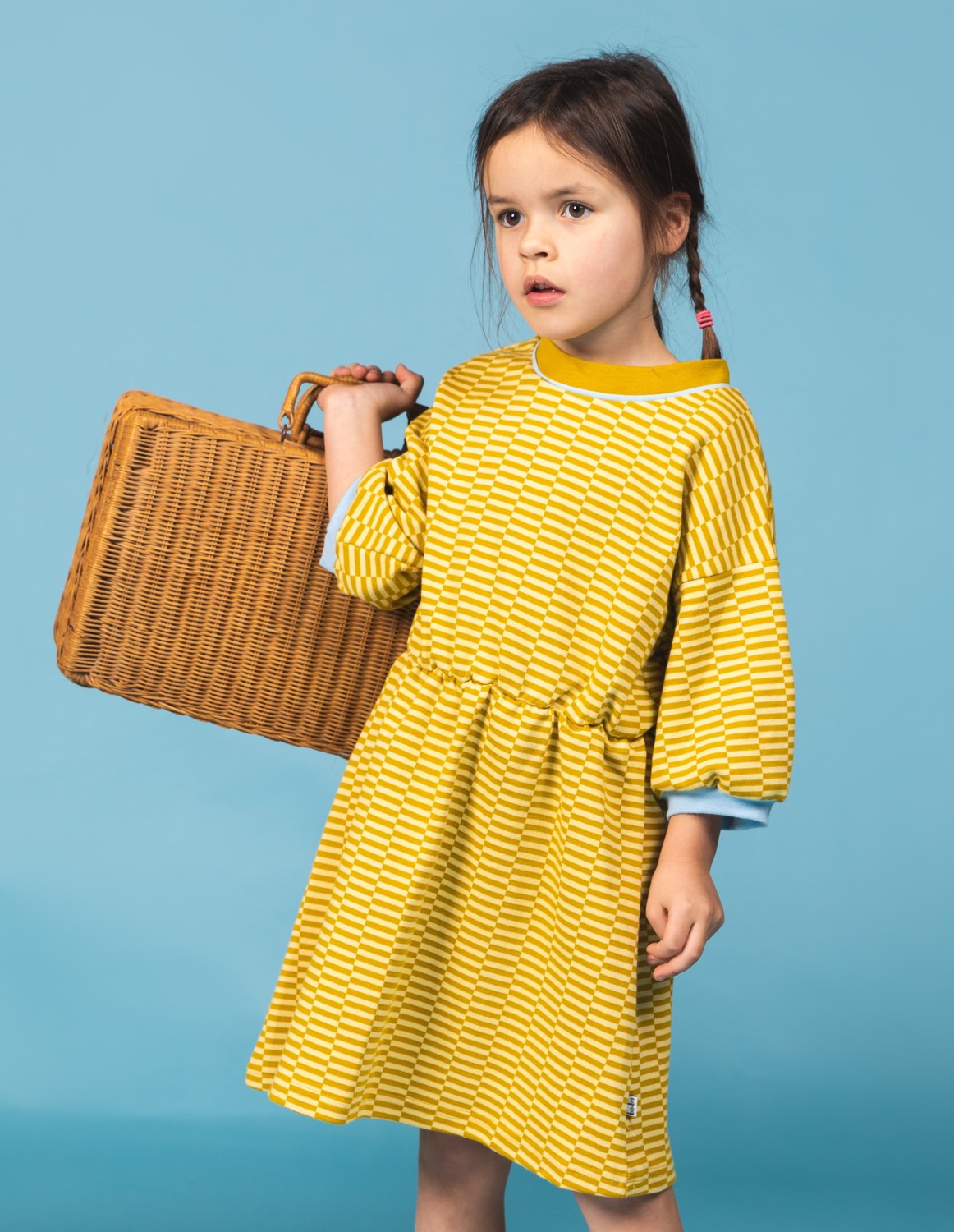 SALE: Kurzarmkleid mit Streifen von Baba
