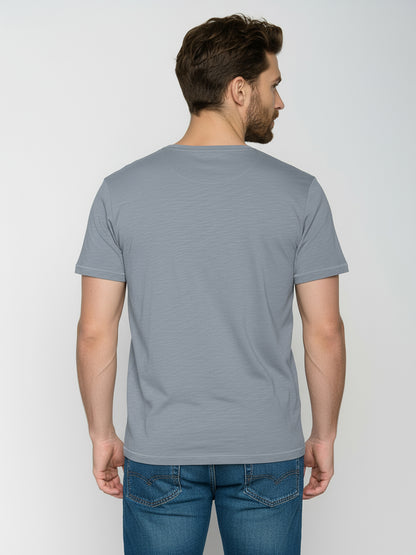 T-shirt Bike Crop in Sea Smoke von Greenbomb