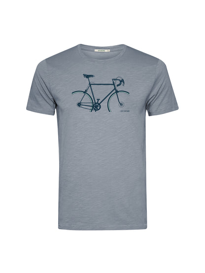 T-shirt Bike Crop in Sea Smoke von Greenbomb