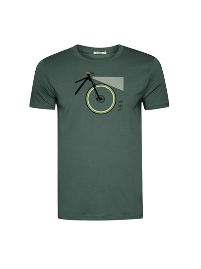 T-shirt Licht in Petrol Greenbomb