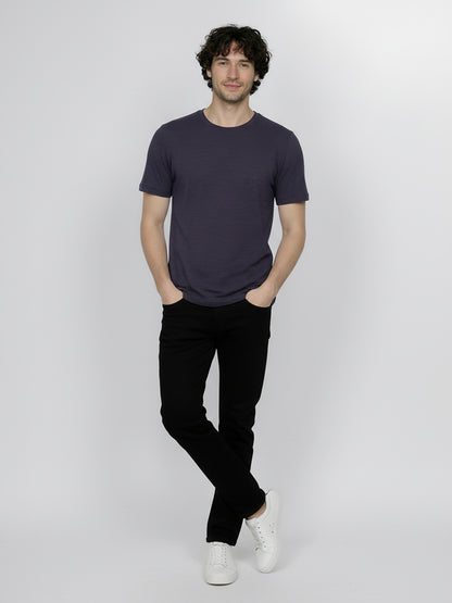 T-shirt gestreift Navy/Dunkelrot von Greenbomb