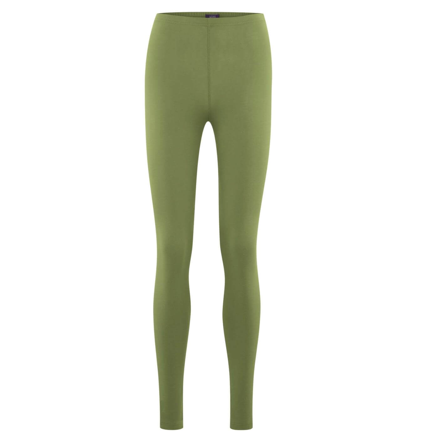 Leggings aus Bio-Baumwolle in Olive von Living Craft