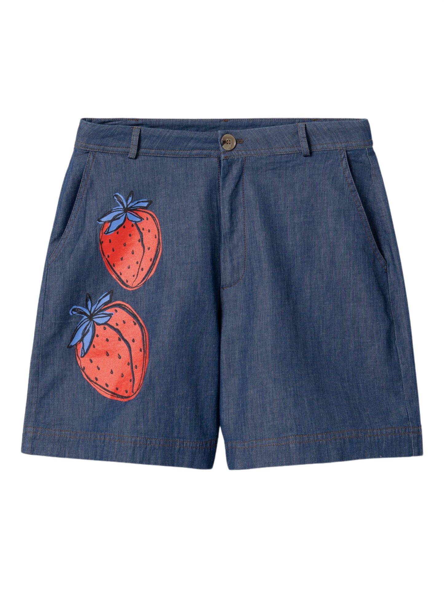 Shorts mit Erdbeere von Mademoiselle YéYé