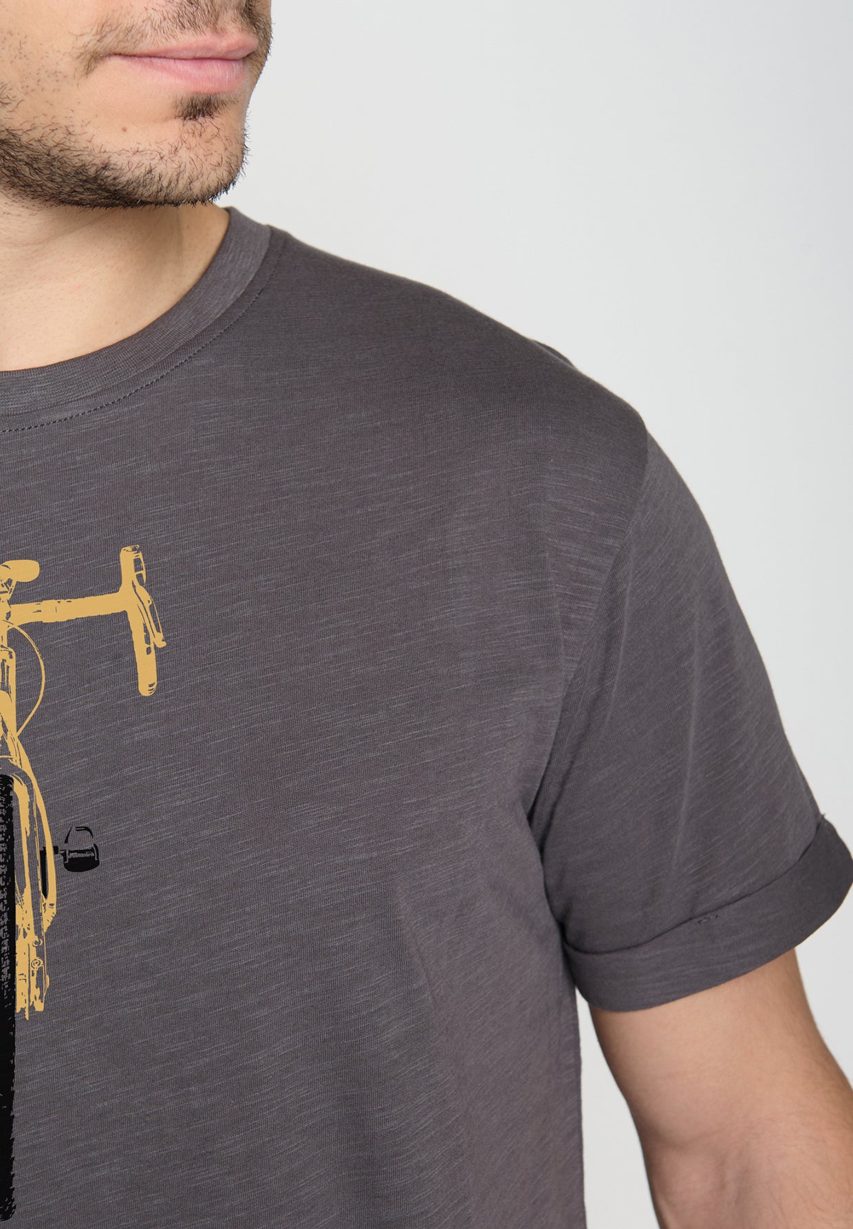 T-shirt Bike in Anthrazit Greenbomb
