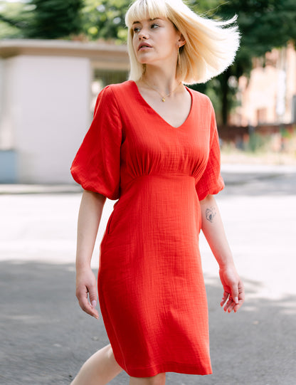 Sommerkleid in Rot Mademoiselle Yéyé