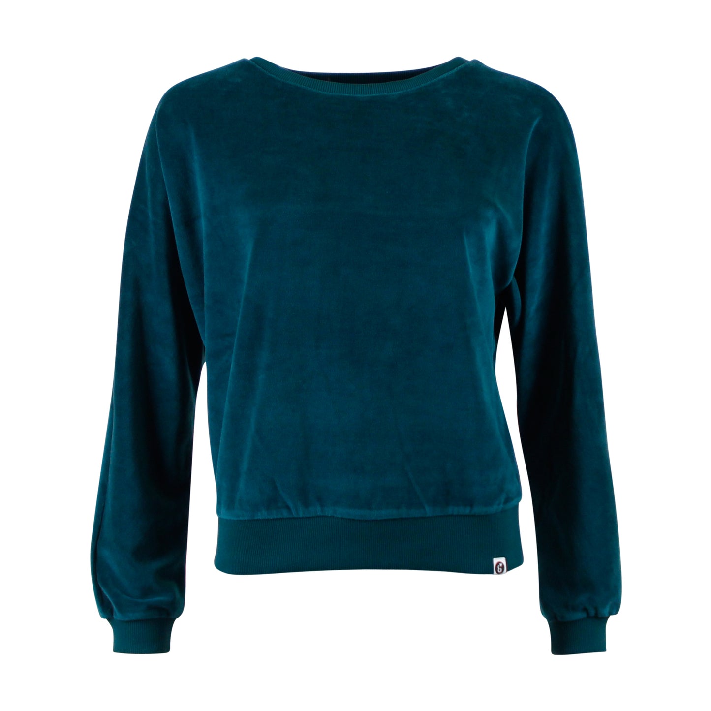 Velours-Pulli in Deep Teal von Chills&Fever