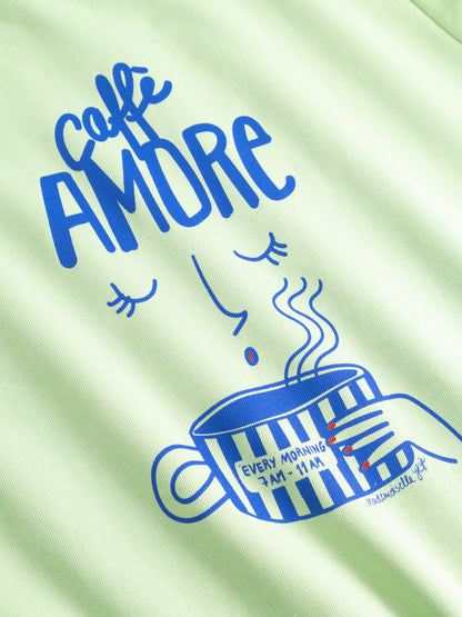 Sweatshirt Caffé Amore von Mademoiselle Yéyé