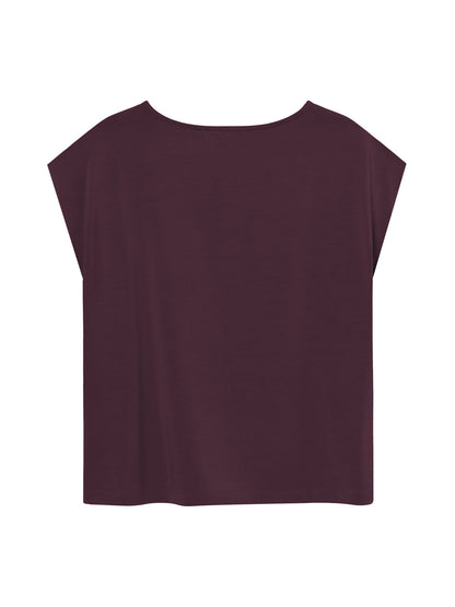 Top in Aubergine von Mademoiselle Yéyé