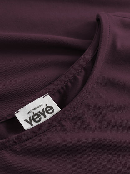 Top in Aubergine von Mademoiselle Yéyé