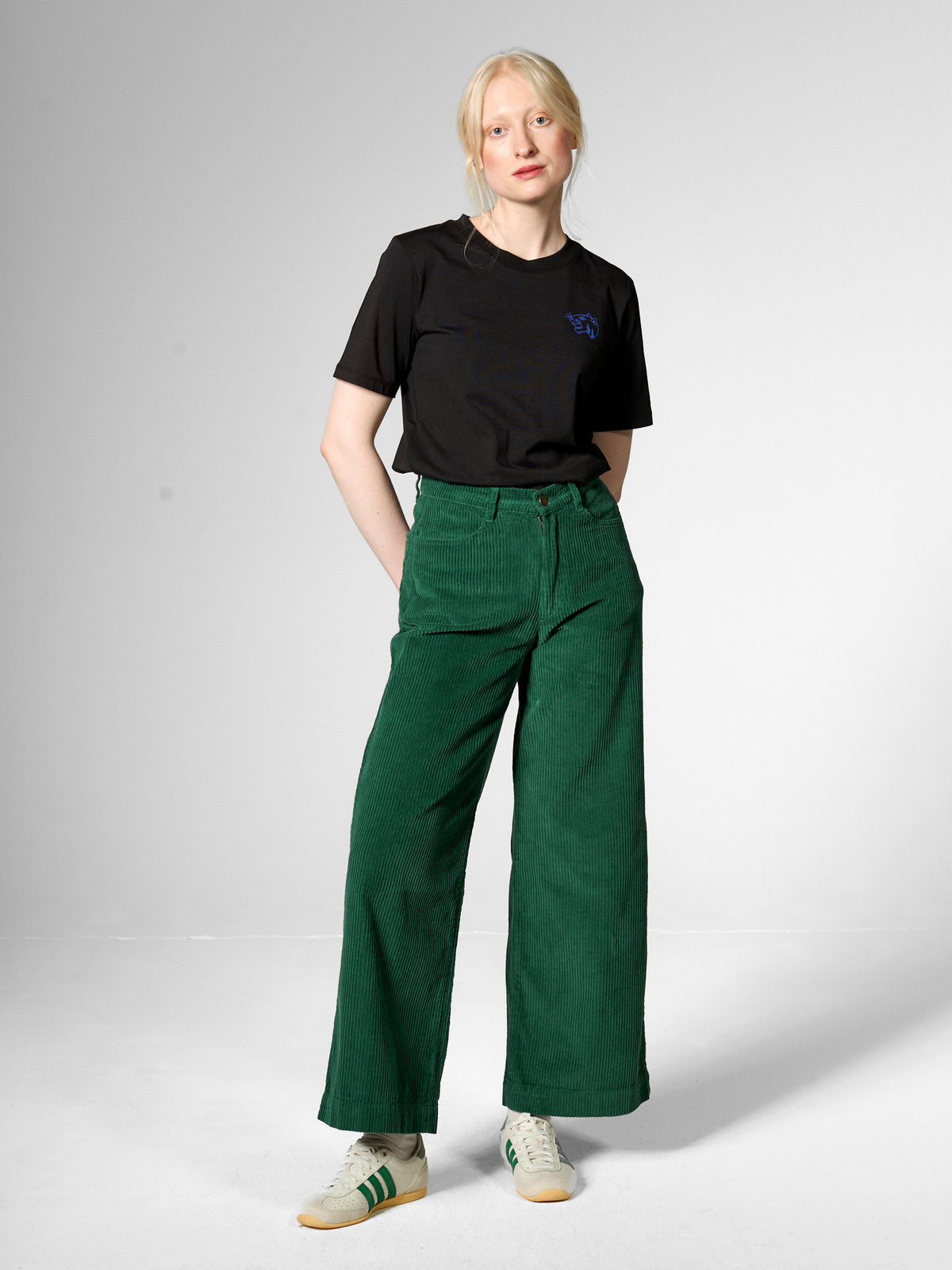 Cord-Hose in Grün von Mademoiselle Yéyé