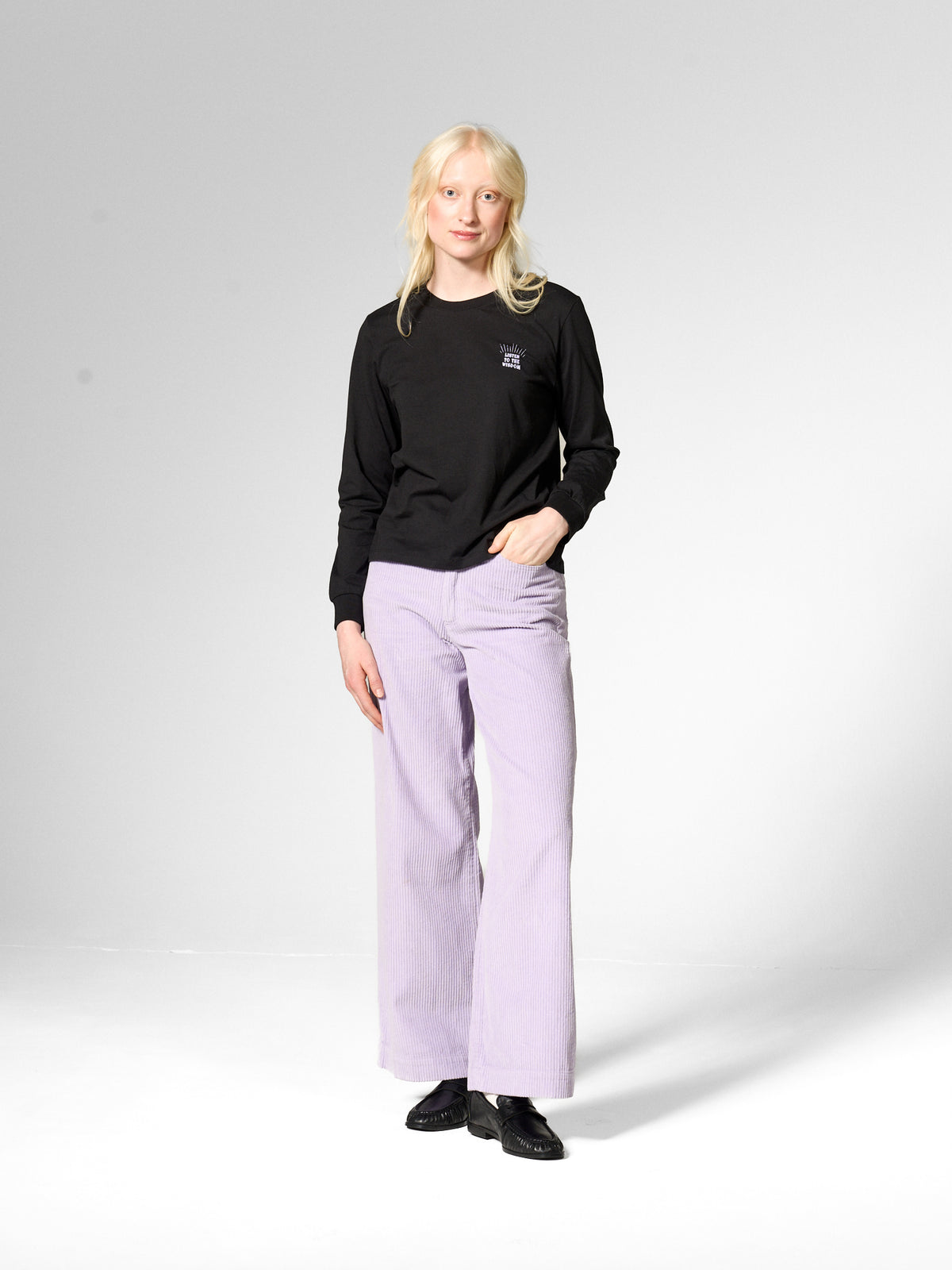 Cord-Hose in Lila von Mademoiselle Yéyé