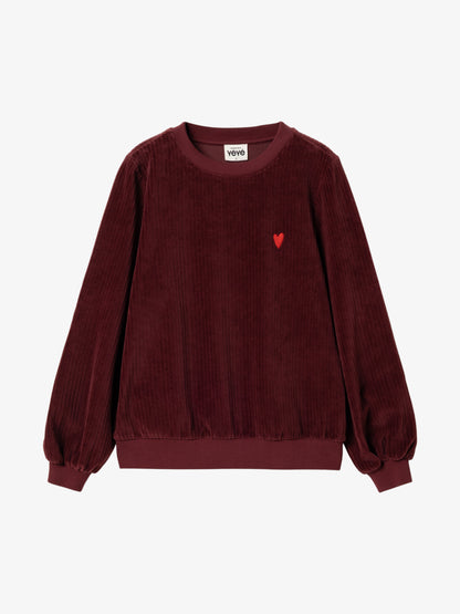 Kordsamt-Pullover von Mademoiselle YéYé