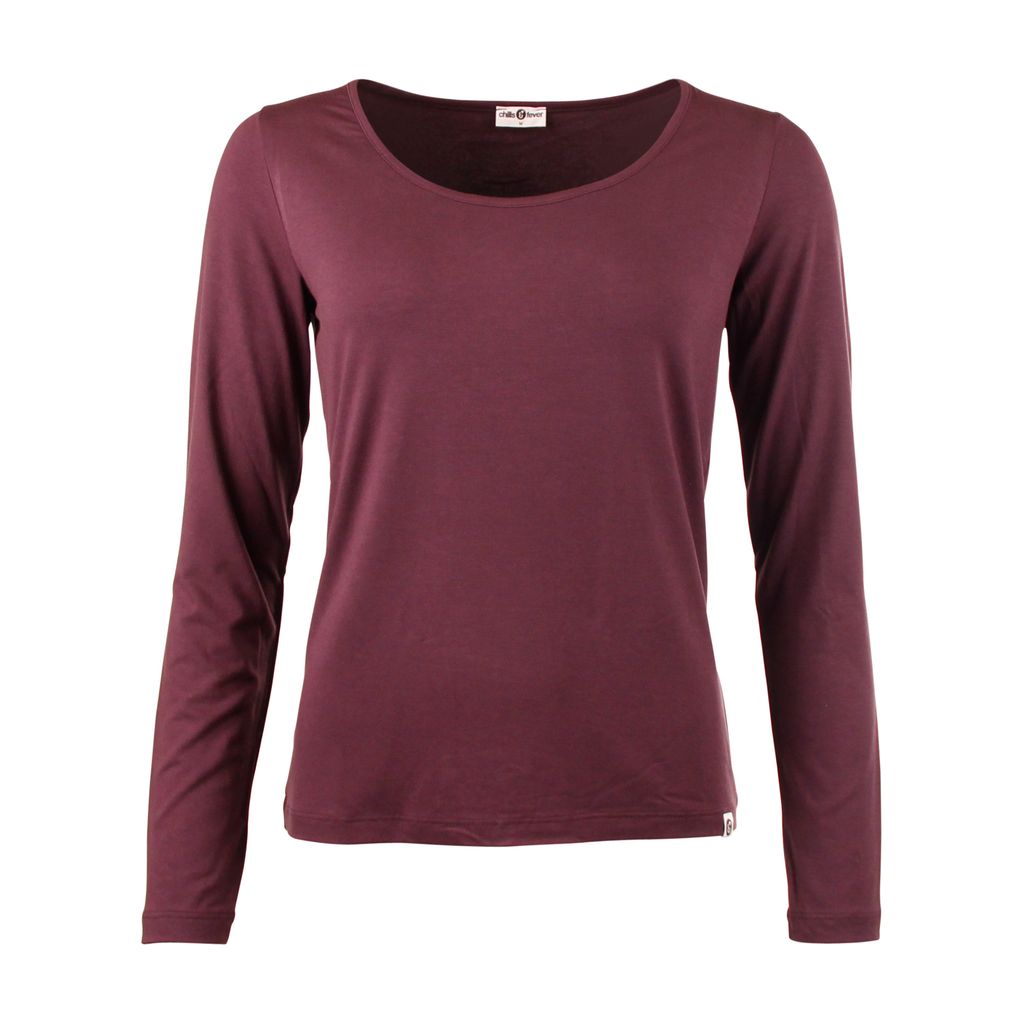 Damenshirt Lara in Pflaume von Chills&Fever