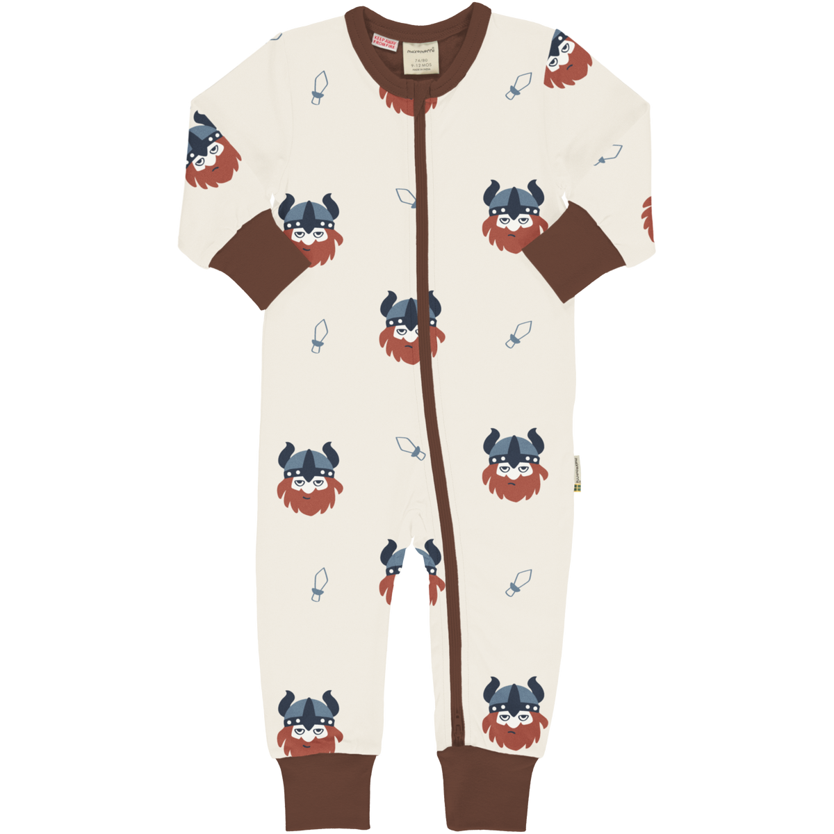 Baby-Pyjama mit Wickinger von Maxomorra