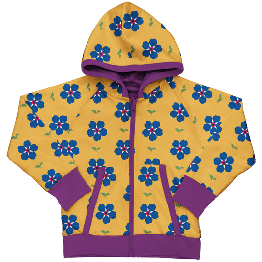 Kapuzenjacke mit Blumen