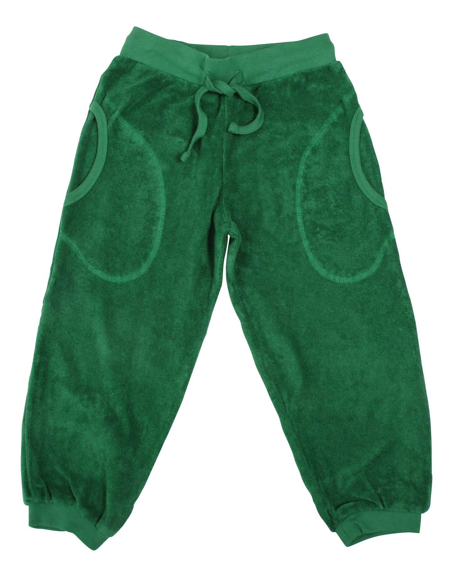 Frottée-Pants in Grün von DUNS