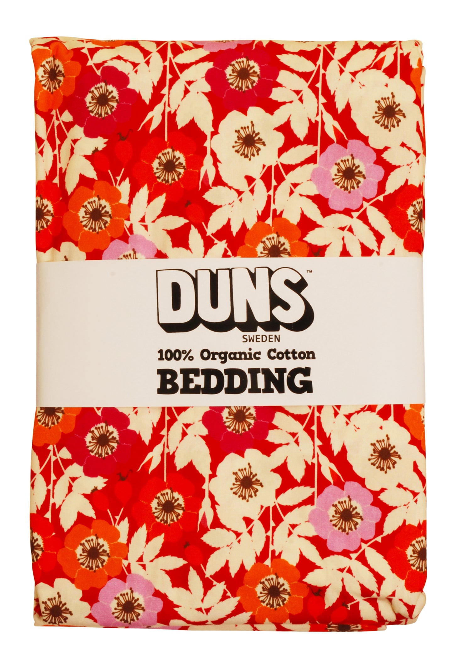 Bettwäsche mit Blumen auf Rosa