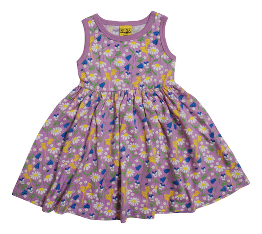 Sommerkleid mit Blumenwiese auf Violet von DUNS