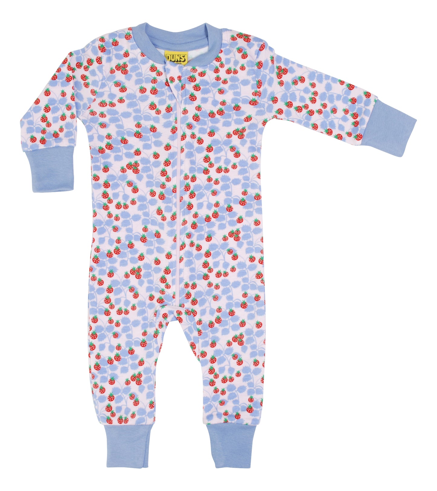 Einteiler-Pyjama mit Walderdbeeren von DUNS