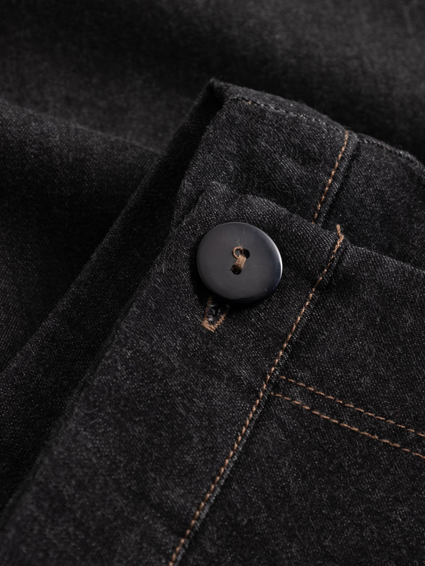 Black Denim Skort von Mademoiselle Yéyé