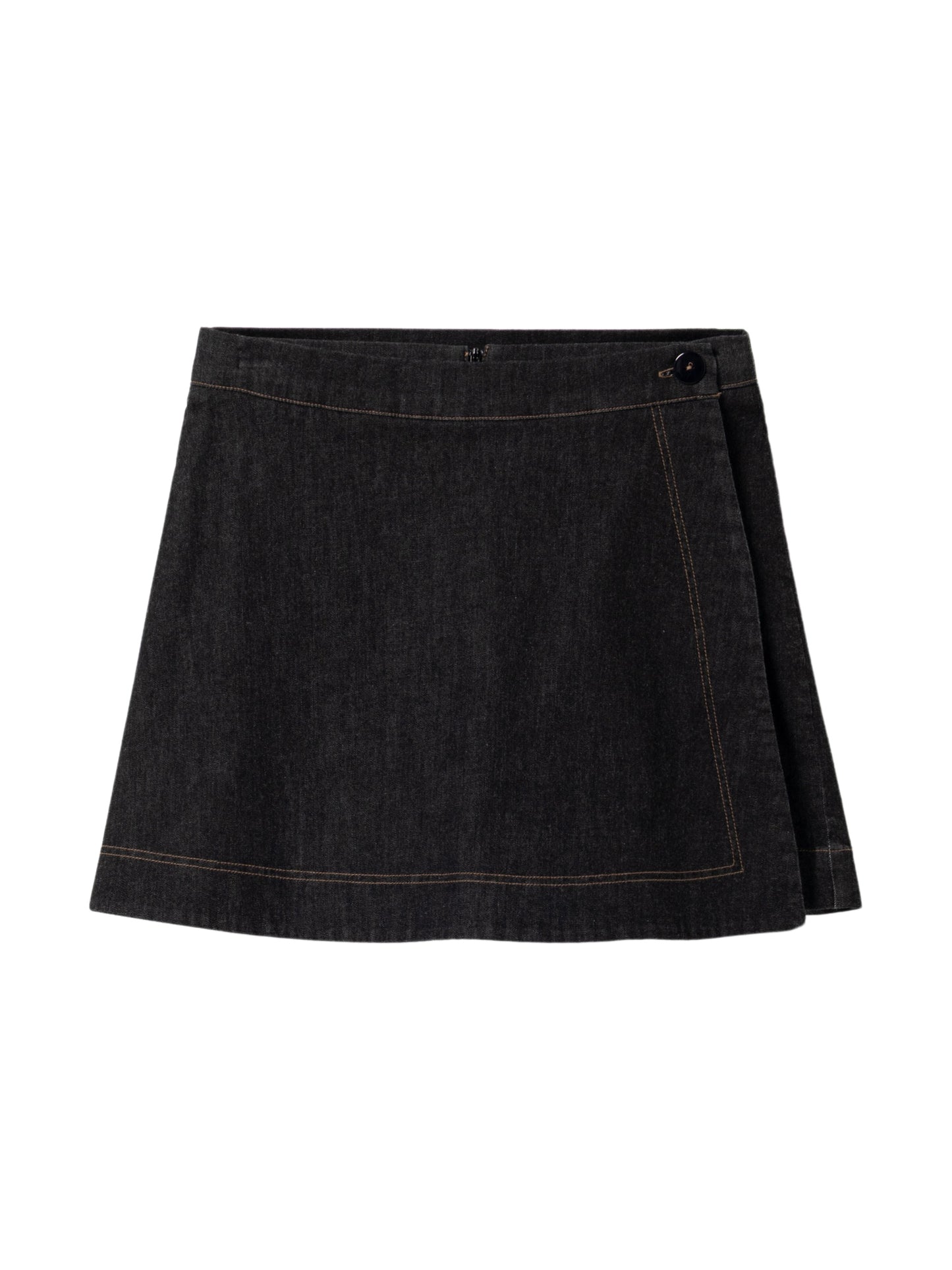 Black Denim Skort von Mademoiselle Yéyé