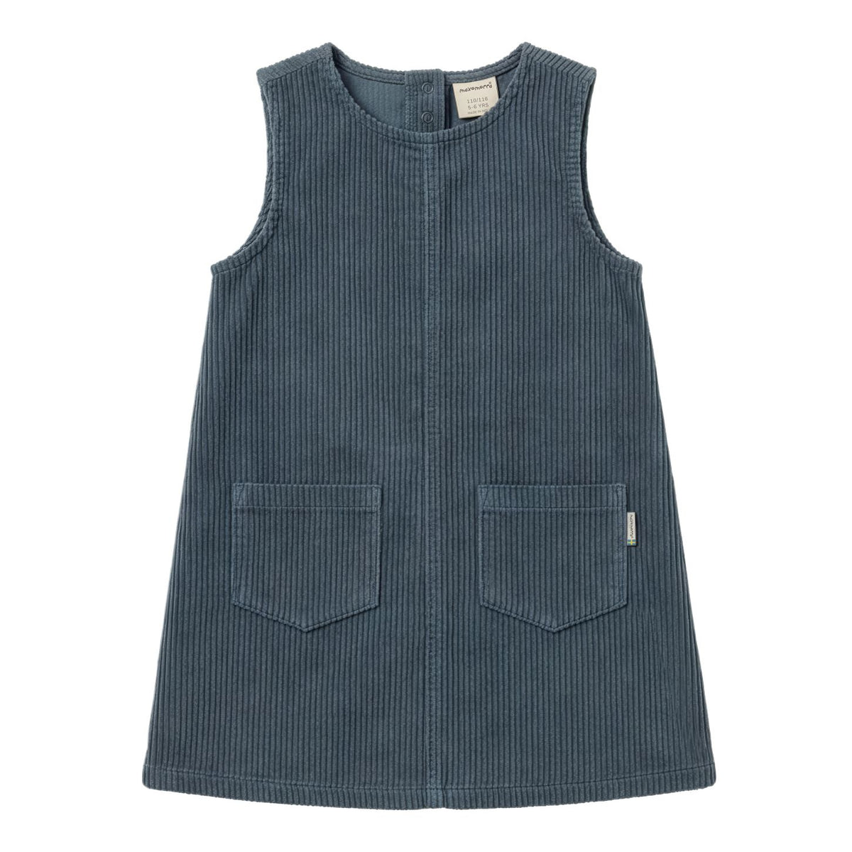 Cord-Kleid in Blau von Maxomorra