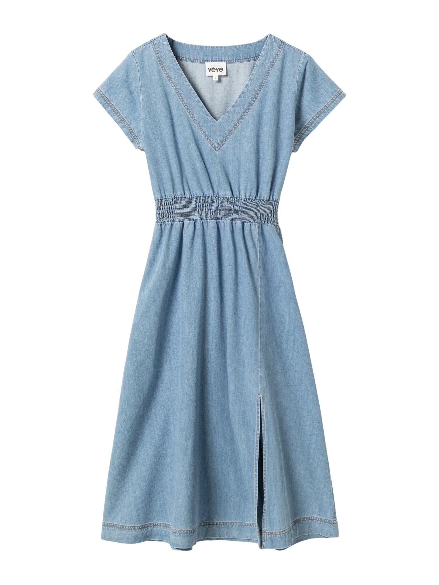 Sommerkleid in hellem Denim von Mademoiselle Yéyé