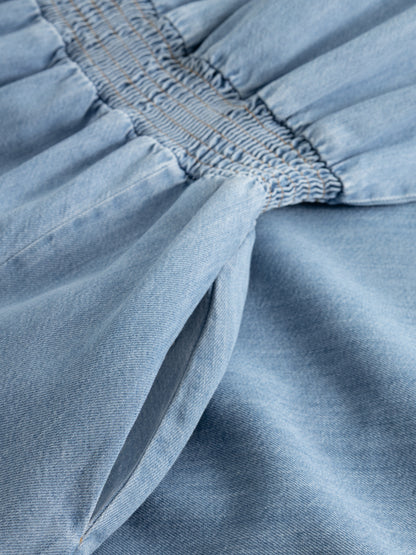 Sommerkleid in hellem Denim von Mademoiselle Yéyé