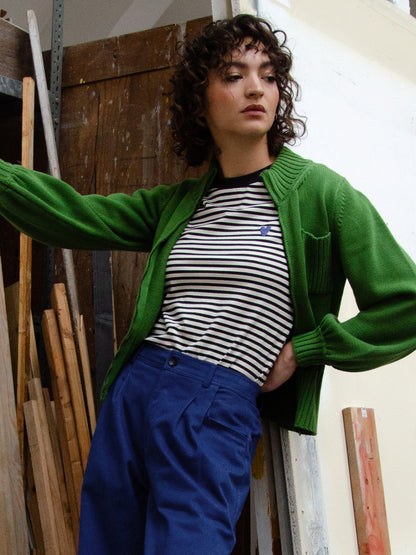 Strickjacke pine green von Mademoiselle YéYé