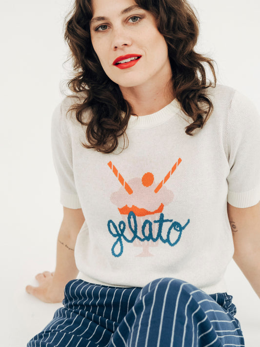 Strick-Shirt Gelato von Mademoiselle YéYé