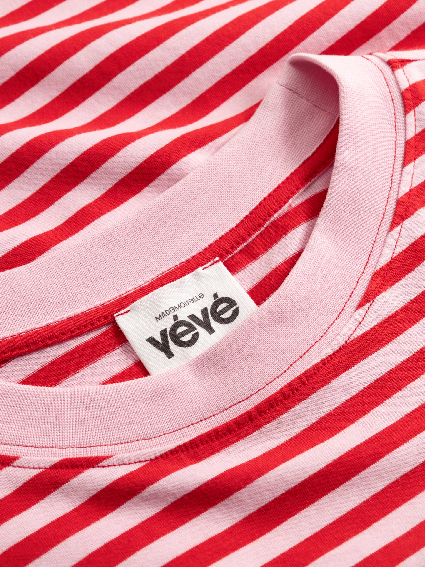 Shirt gestreift Rot/Rosa von Mademoiselle Yéyé