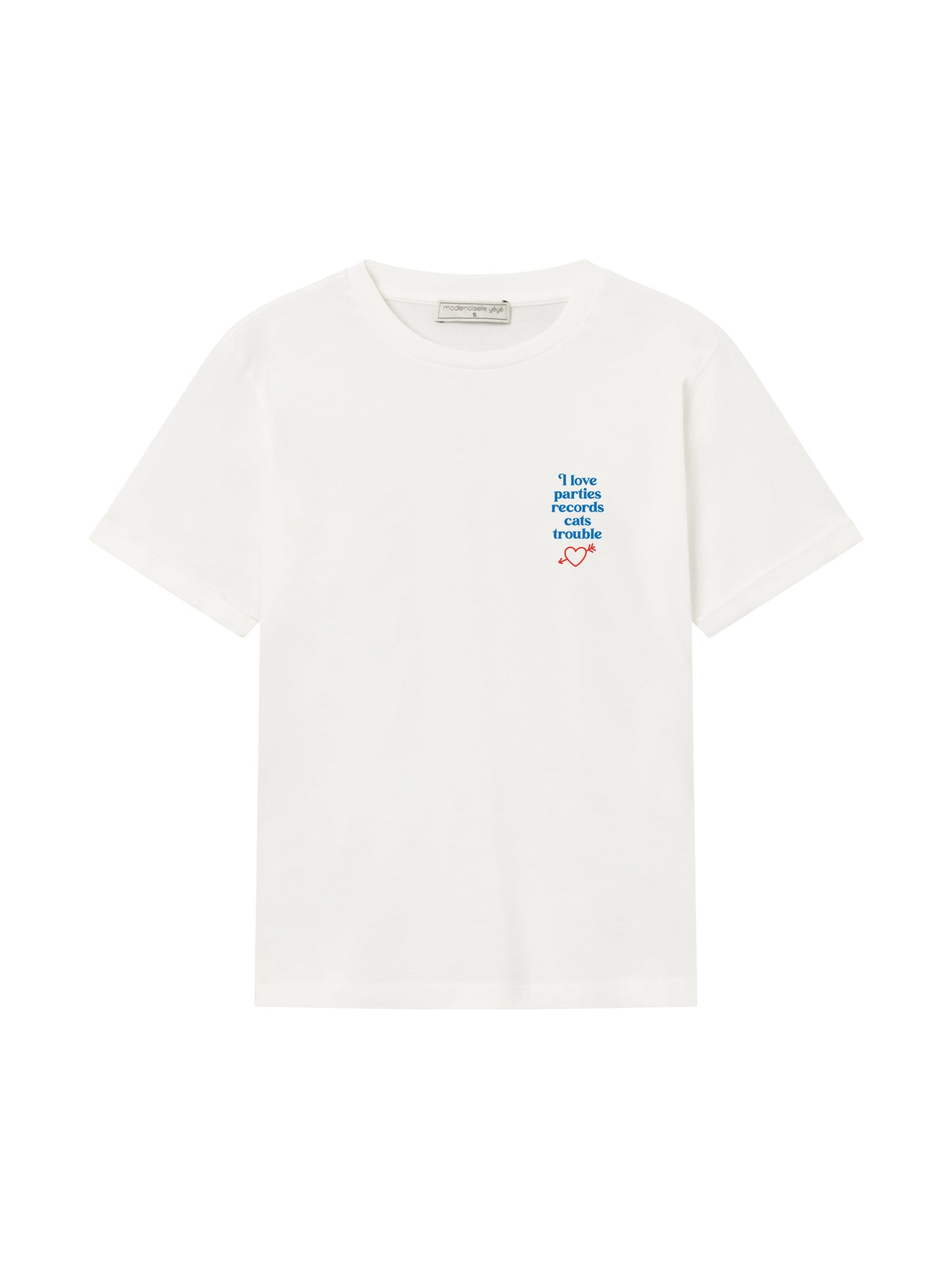 T-shirt "I love..." von Mademoiselle Yéyé
