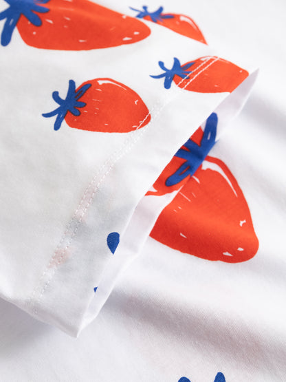 T-Shirt mit Erdbeeren von Mademoiselle Yéyé