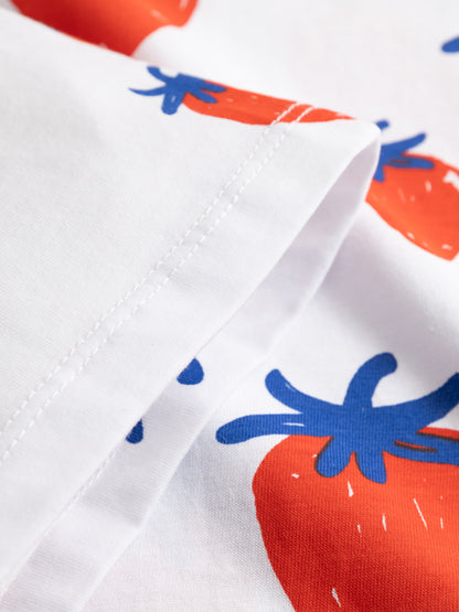 T-Shirt mit Erdbeeren von Mademoiselle Yéyé