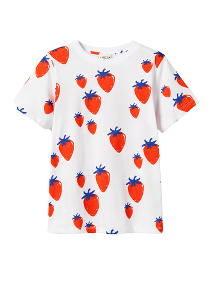 T-Shirt mit Erdbeeren von Mademoiselle Yéyé