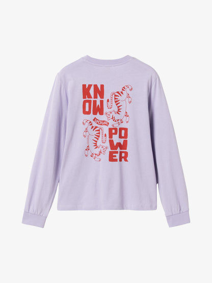 Langarm T-Shirt "Know your Power" von Mademoiselle Yéyé