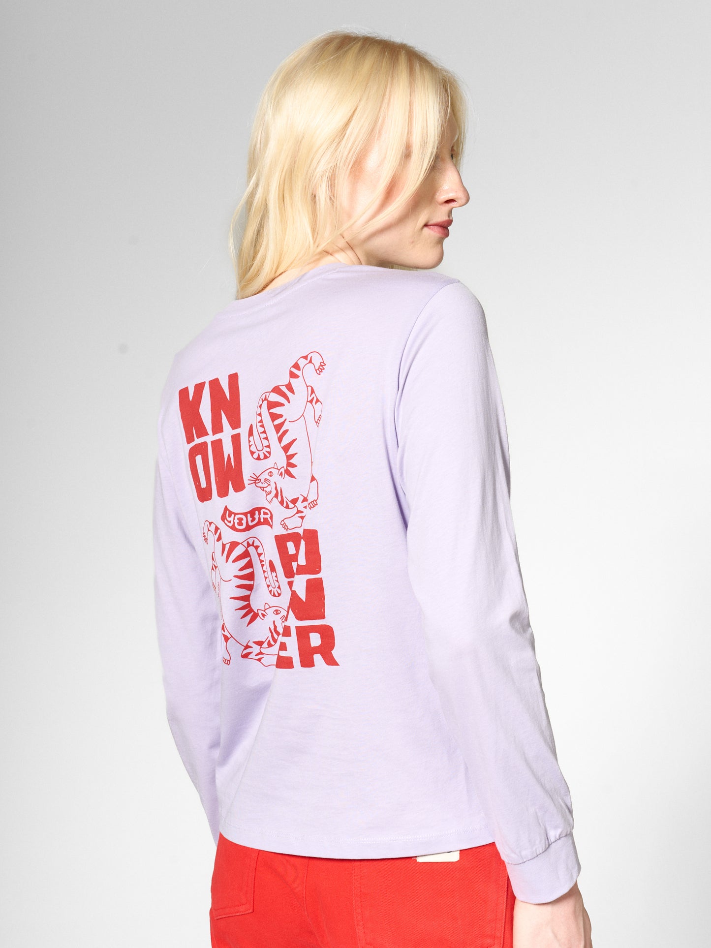 Langarm T-Shirt "Know your Power" von Mademoiselle Yéyé