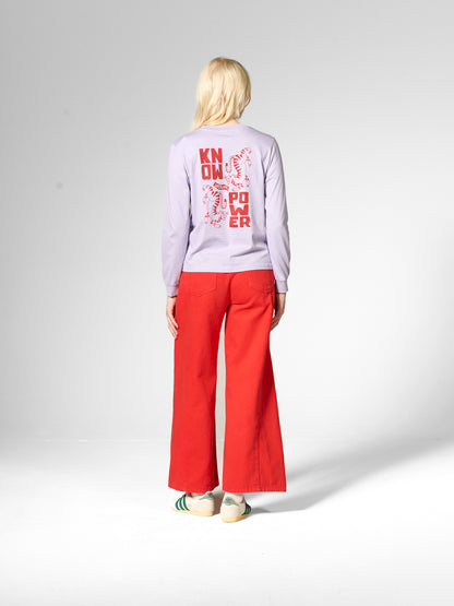 Langarm T-Shirt "Know your Power" von Mademoiselle Yéyé