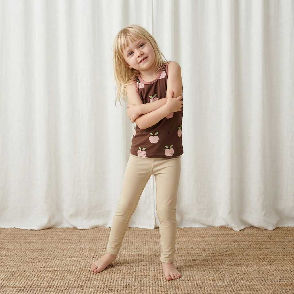 Leggings Sweat in Creme von Maxomorra