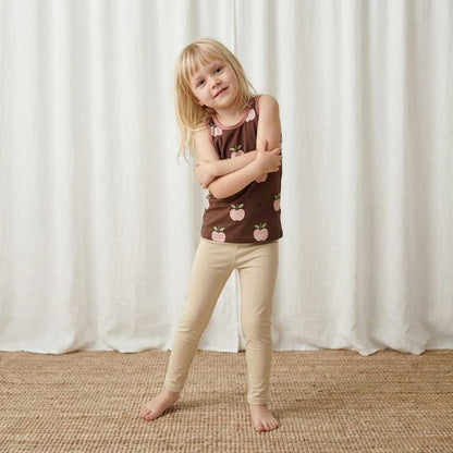 Leggings Sweat in Creme von Maxomorra