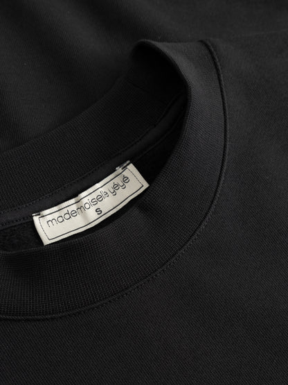 Sweatshirt Schwarz mit goldenem Blitz